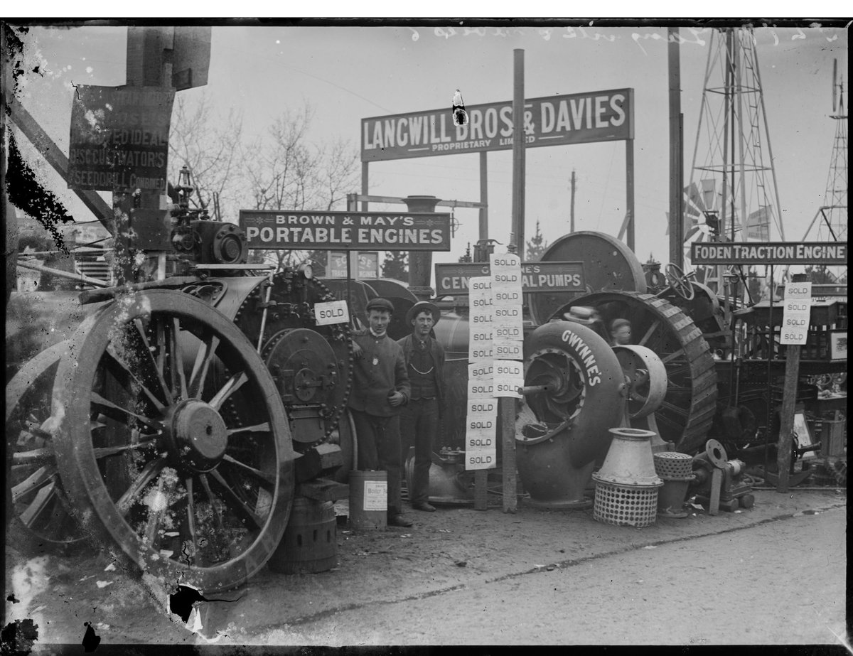 Machinery stands at the Royal Melbourne Show (1890–1918)
