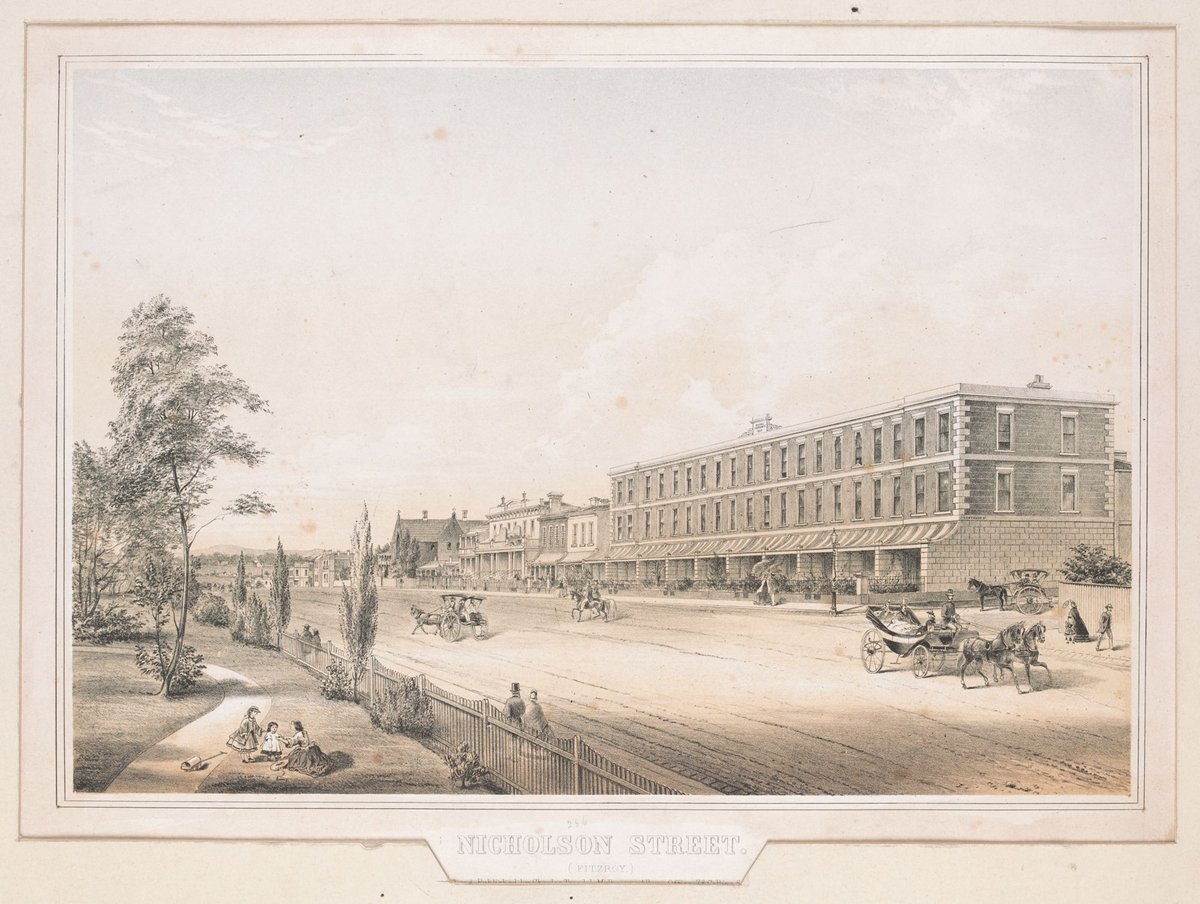 NICHOLSON STREET. (FITZROY.) (1864)
