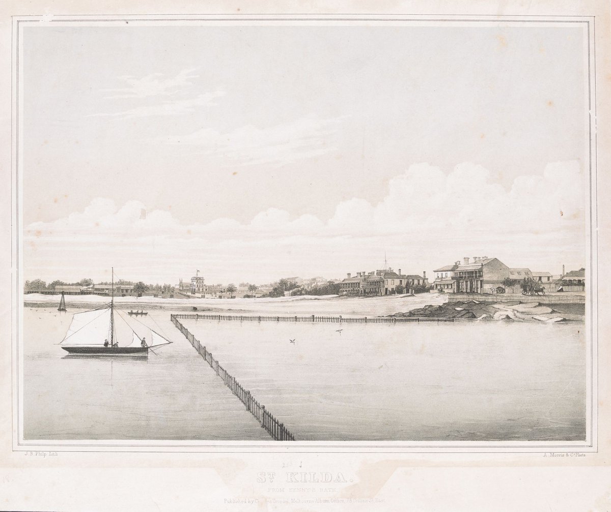 ST. KILDA. FROM KENNY'S BATH, St Kilda (c. 1863)