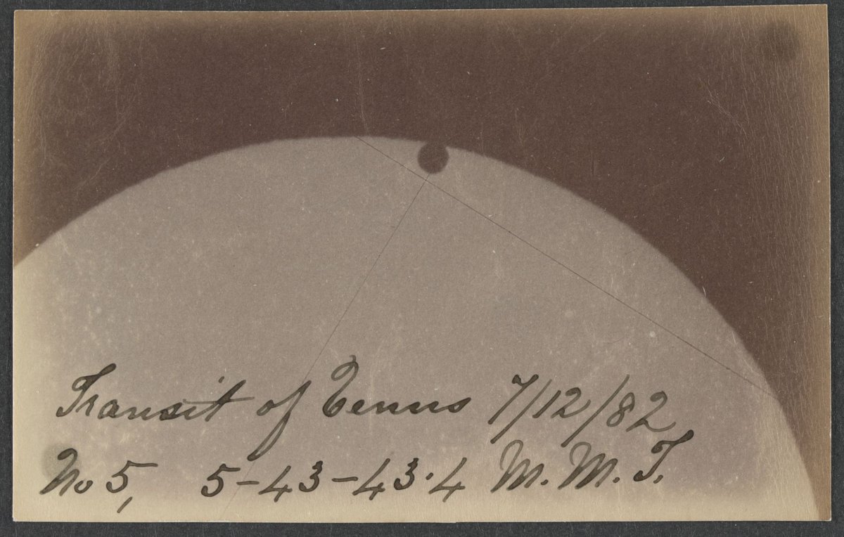 Transit of Venus - photographs taken by the Astronomical Society of Victoria at the Melbourne Observatory, Melbourne City (1882)