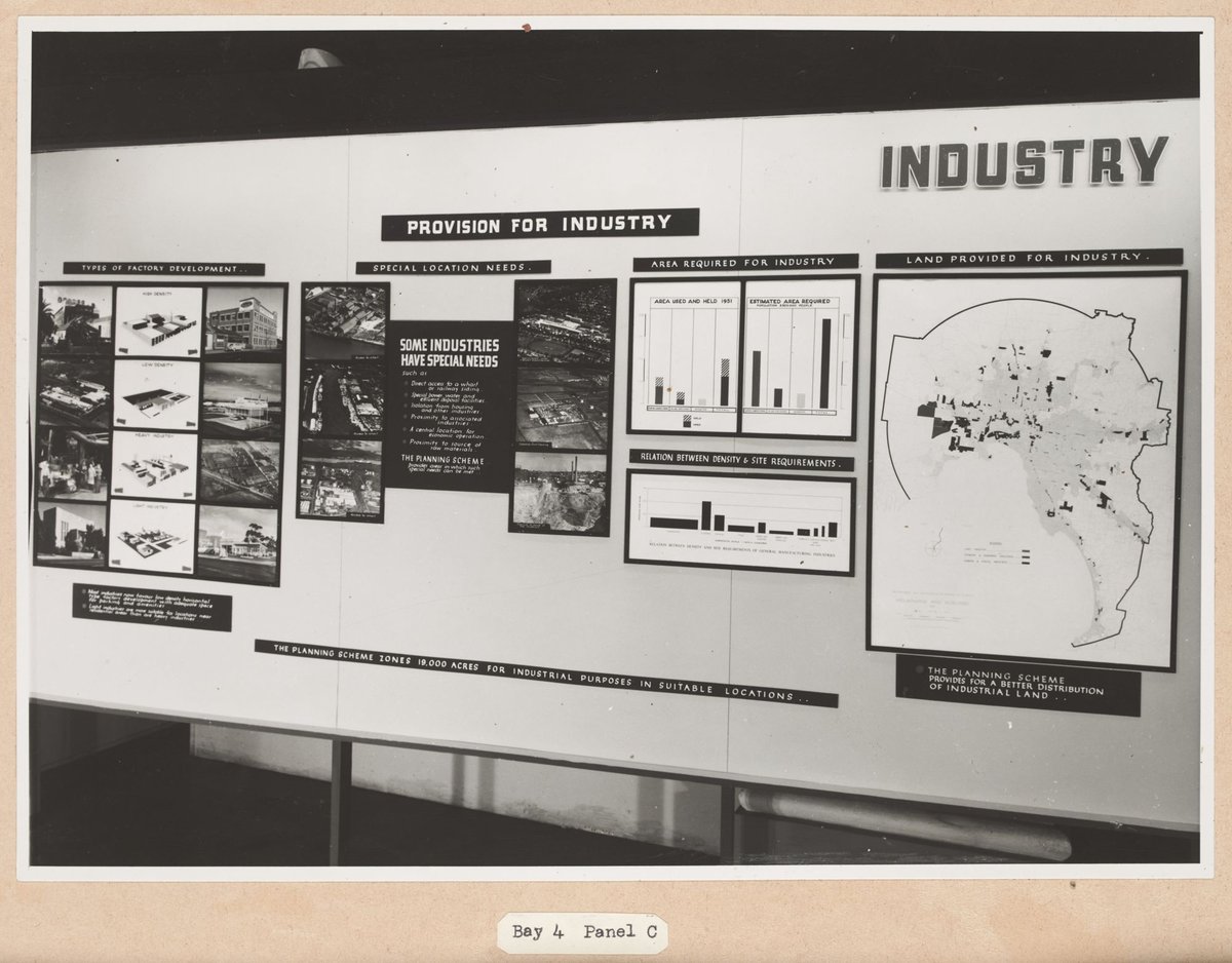 Exhibition of the Melbourne Metropolitan Planning Scheme 1954 at the Public Library of Victoria November 1953, Melbourne City