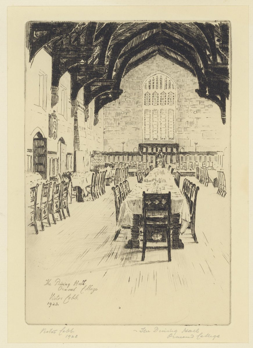 The Dining Hall, Ormond College [University of Melbourne], Parkville (1923)