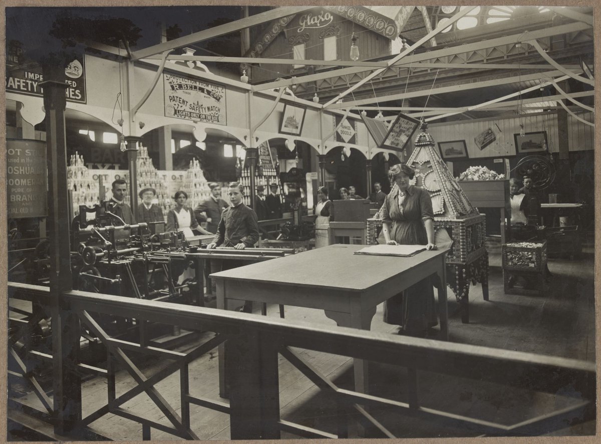 Bryant & May display at Exhibition Building, Carlton, Victoria (1915–26)