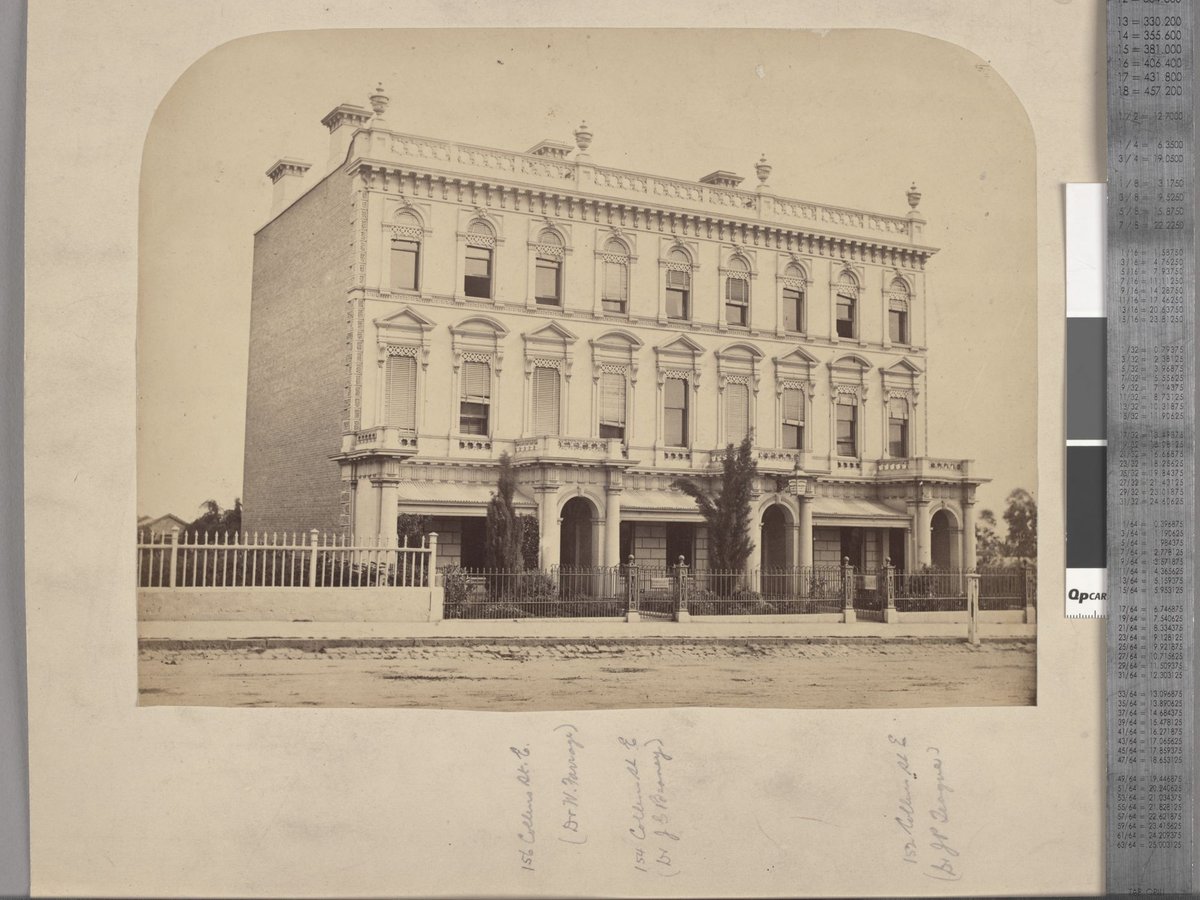 [152, 154 and 156 Collins street], Melbourne City (c. 1868)