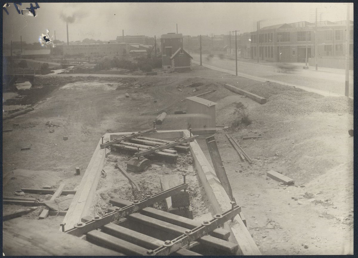 South Kensington to West Footscray. Bridge over Dynon Road (1927)