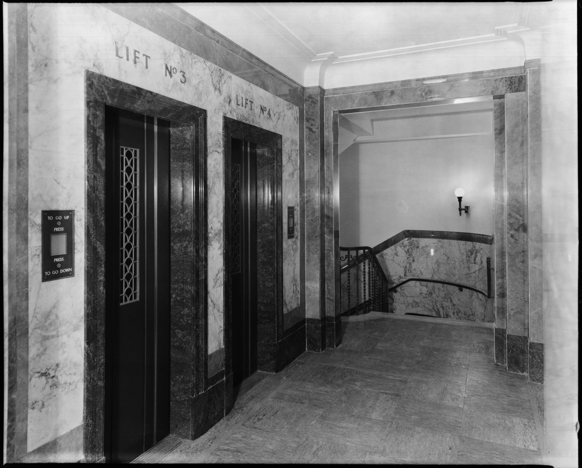 Interior views of the Temperance & General Building, Melbourne, Victoria (1940s)