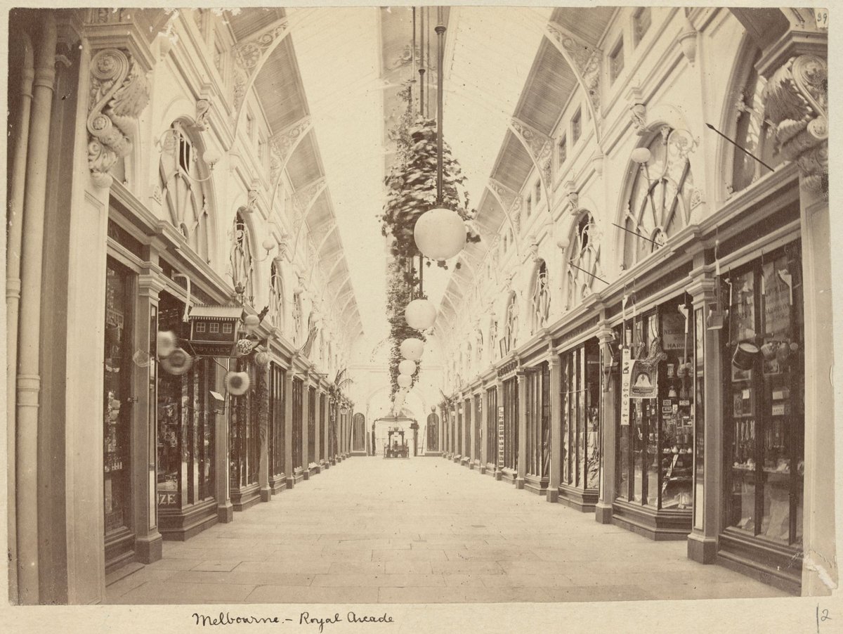 Melbourne - Royal Arcade, Melbourne City (1880–1900)