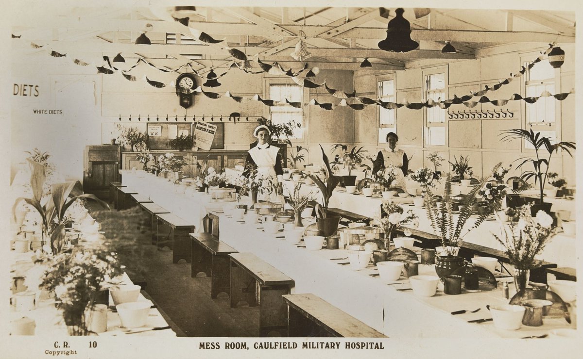 MESS ROOM, CAULFIELD MILITARY HOSPITAL (c. 1919)