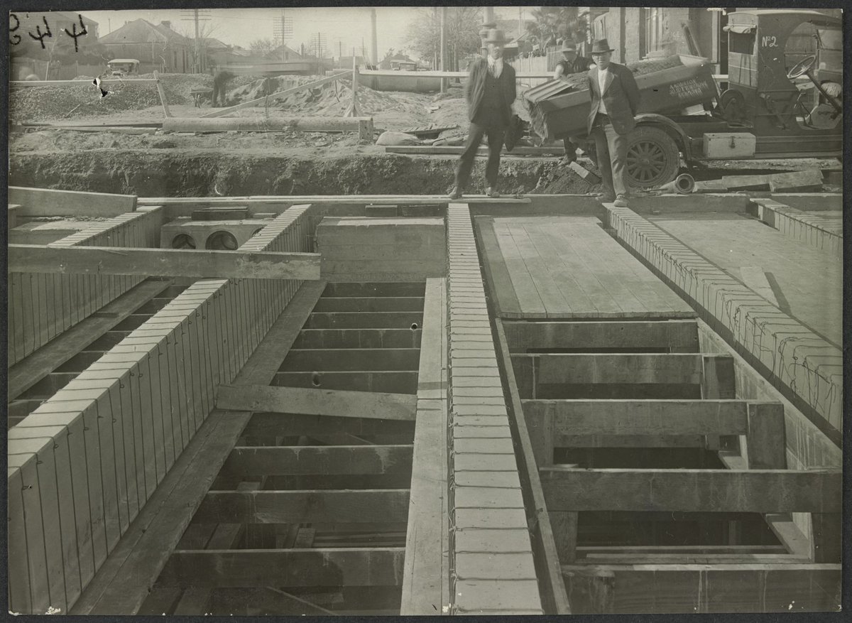 South Kensington to West Footscray, Bunbury Street subway (1927)