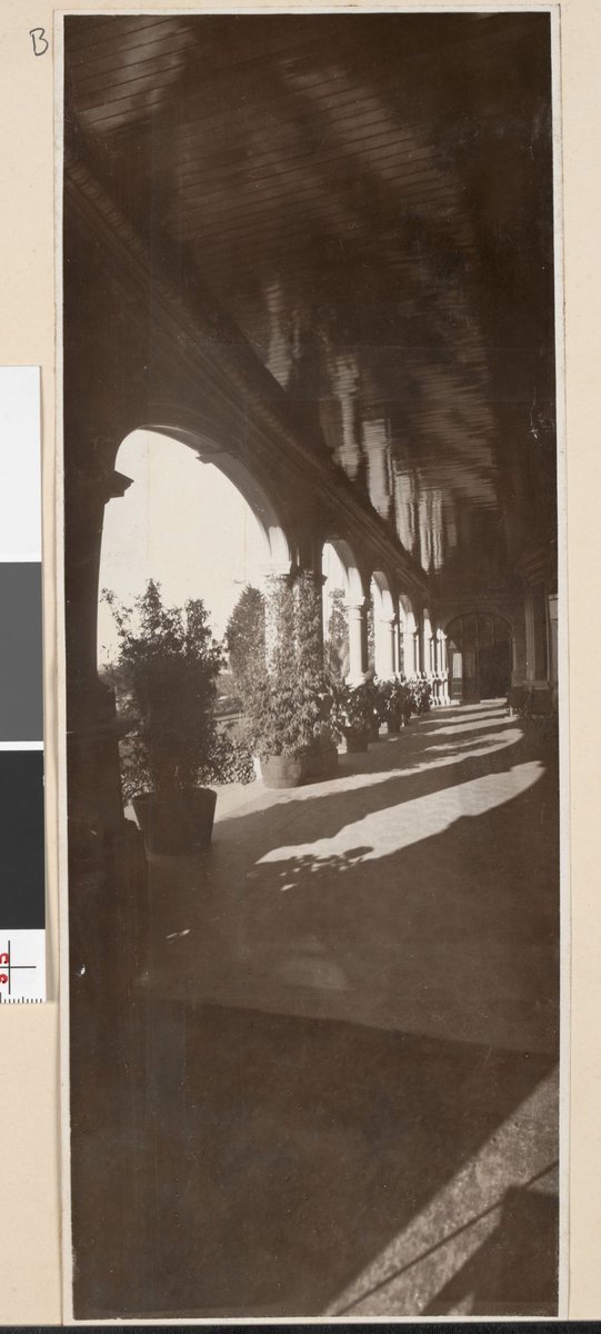 Verandah, Government House, Melbourne, Victoria, Melbourne City (c. 1913)