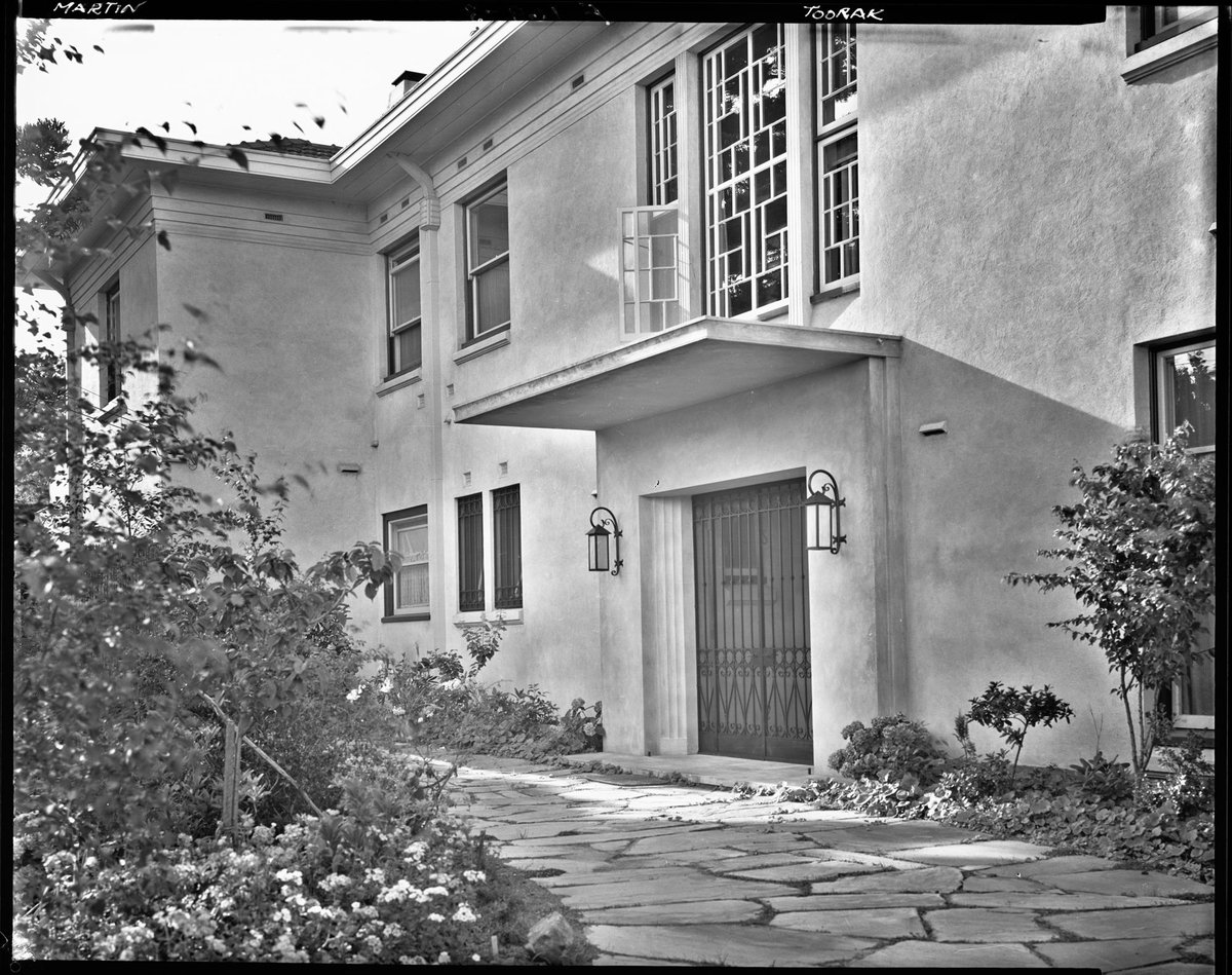 [Exterior view of apartments in Toorak] (1930s)
