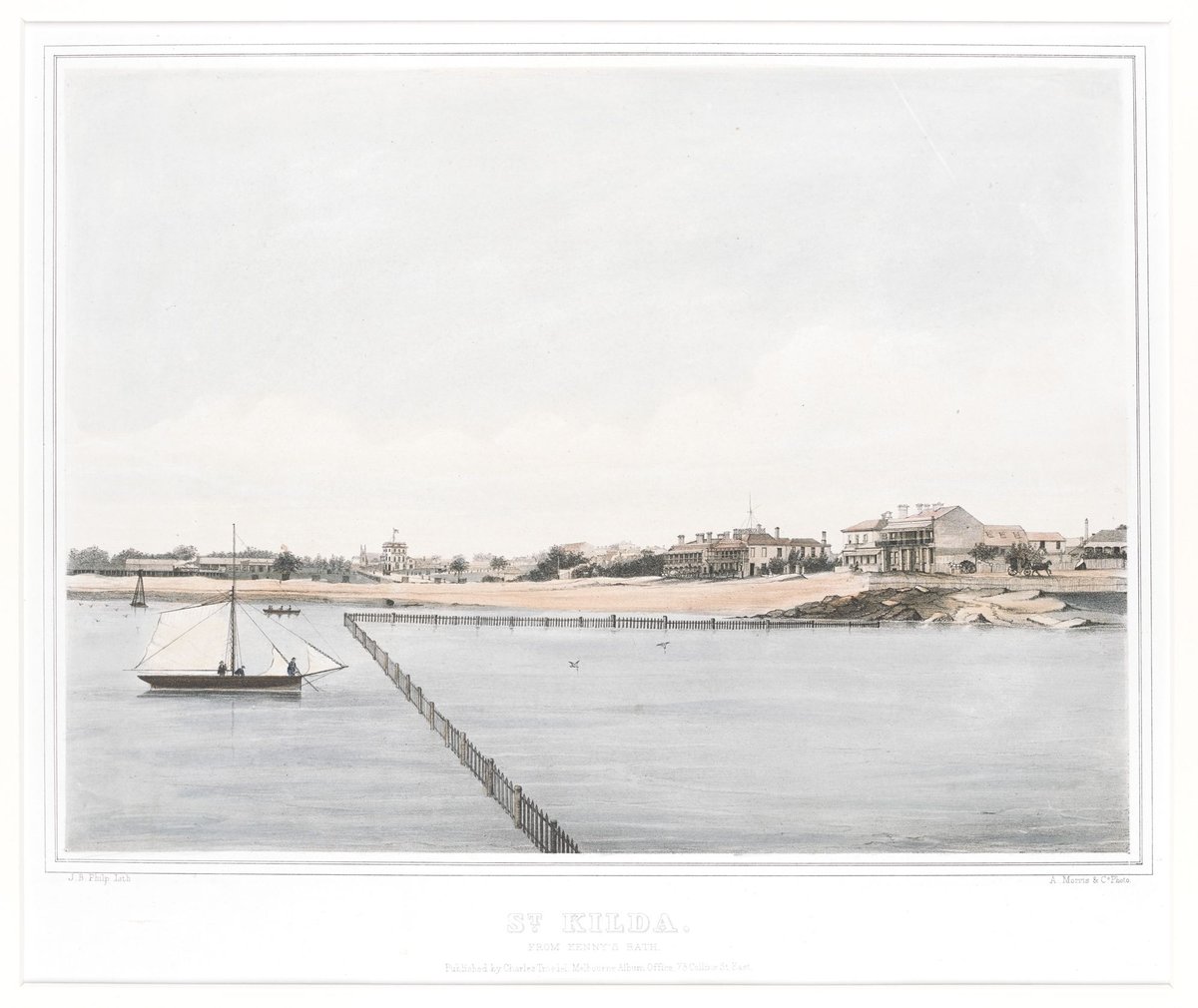 ST. KILDA. FROM KENNY'S BATH, St Kilda (c. 1863)
