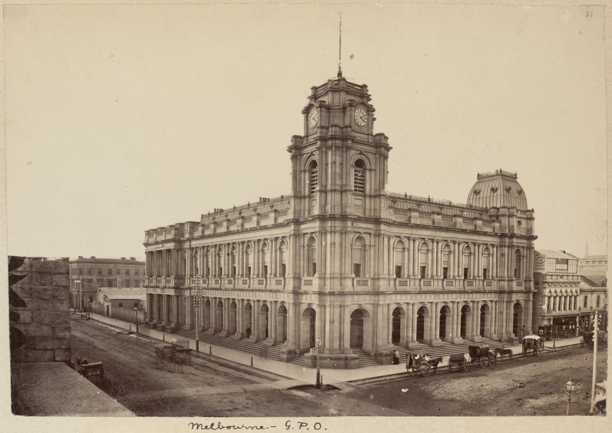 Melbourne - G.P.O. [i.e. General Post Office], Melbourne City (1880–1900)