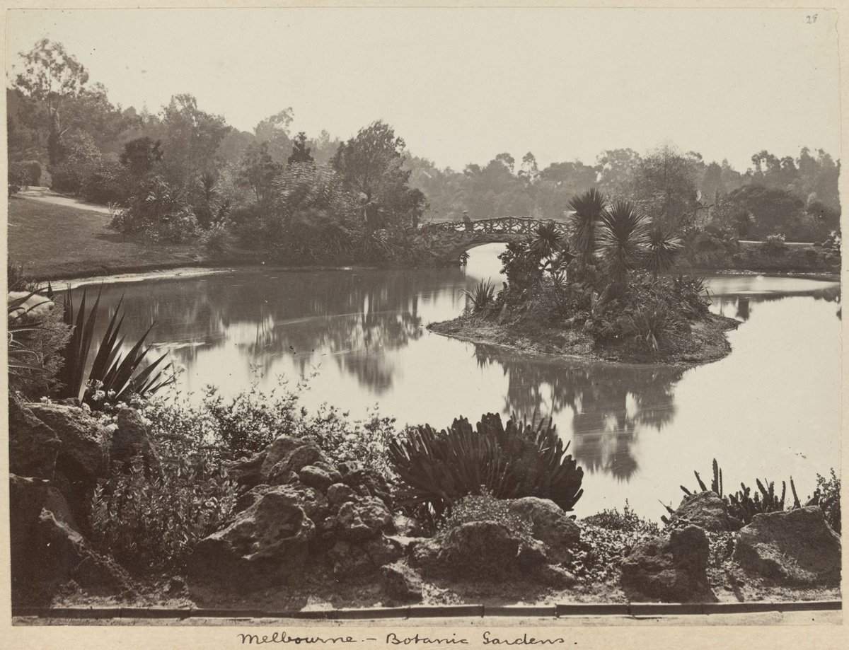 Melbourne - Botanic Gardens, Melbourne City (1880–1900)