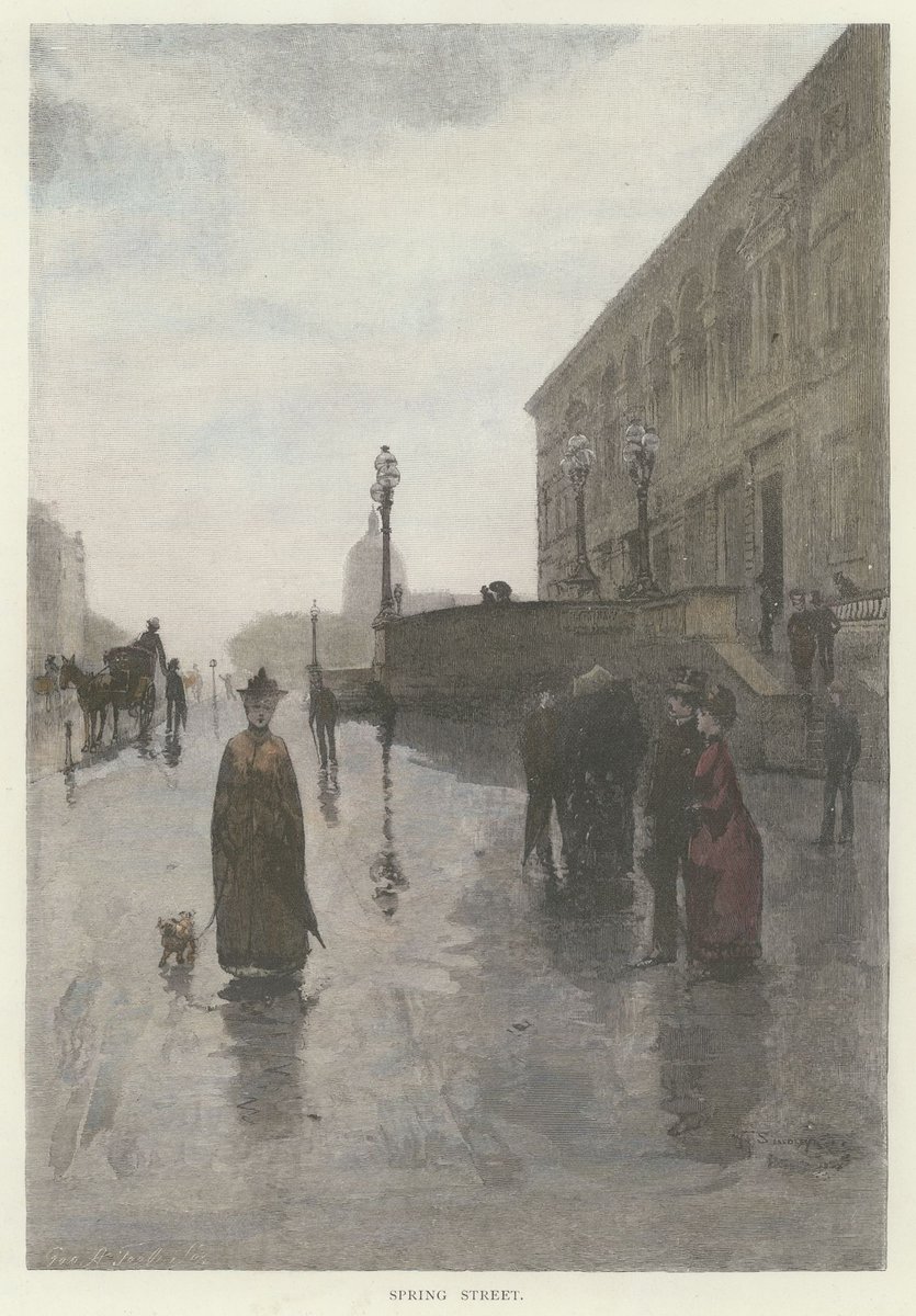Spring Street, Melbourne City (c. 1886)