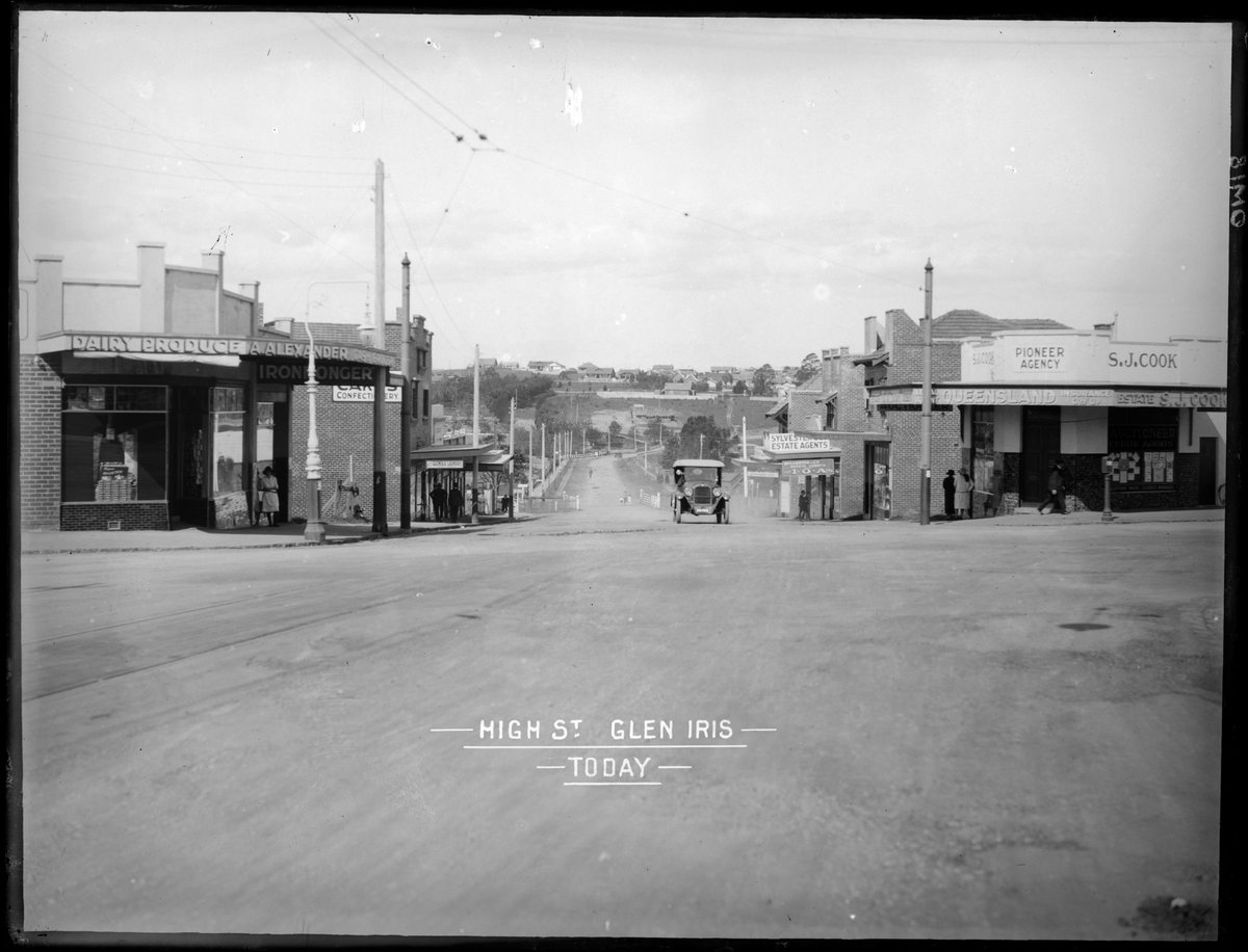 High Street Glen Iris today (1920s)