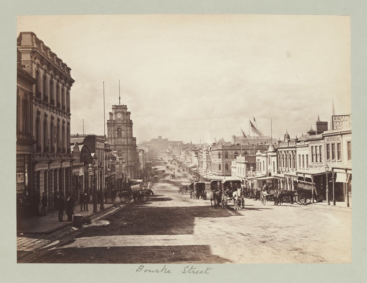 Bourke Street, Melbourne City (1870–90)