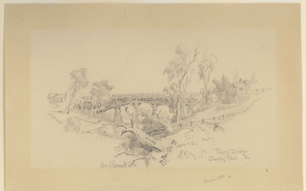 Penny Bridge Studley Park. Vic, Kew (1880)