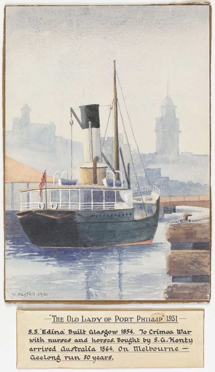 [S.S. Edina] "The Old Lady of Port Phillip" 1931, Port Phillip Bay
