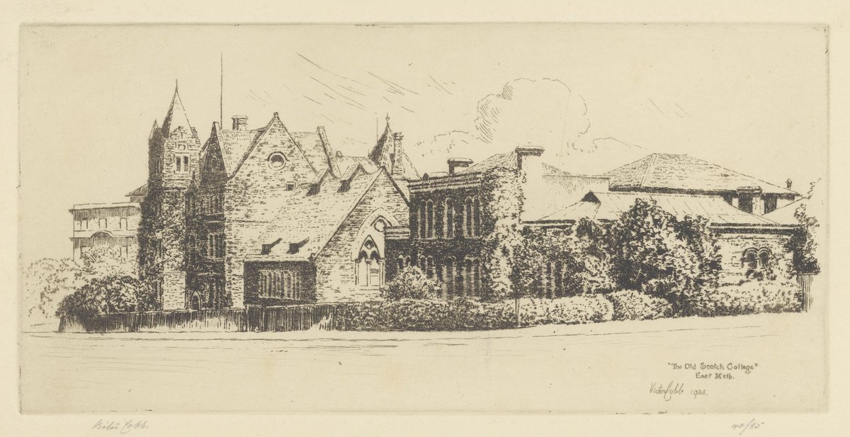 The Old Scoth College, East Melb. [Melbourne], East Melbourne (1923)