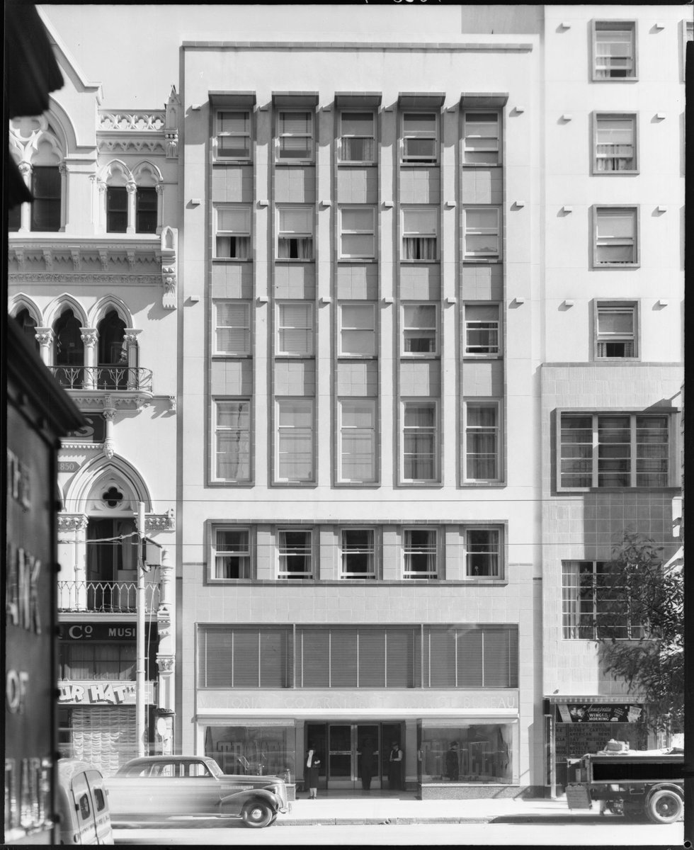 Victorian Government Tourist Bureau, 272 Collins Street, Melbourne, Melbourne City (1940s)