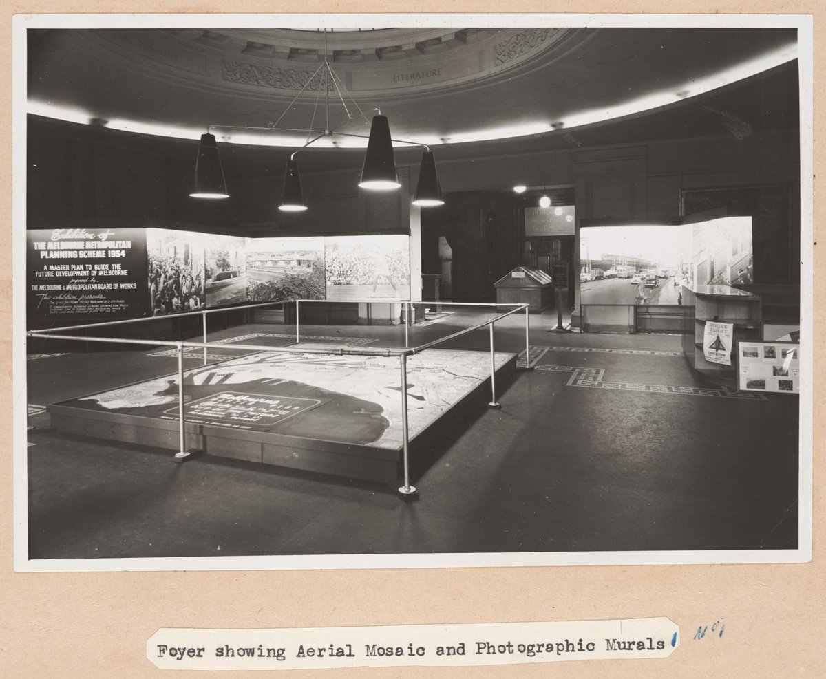 Exhibition of the Melbourne Metropolitan Planning Scheme 1954 at the Public Library of Victoria November 1953, Melbourne City