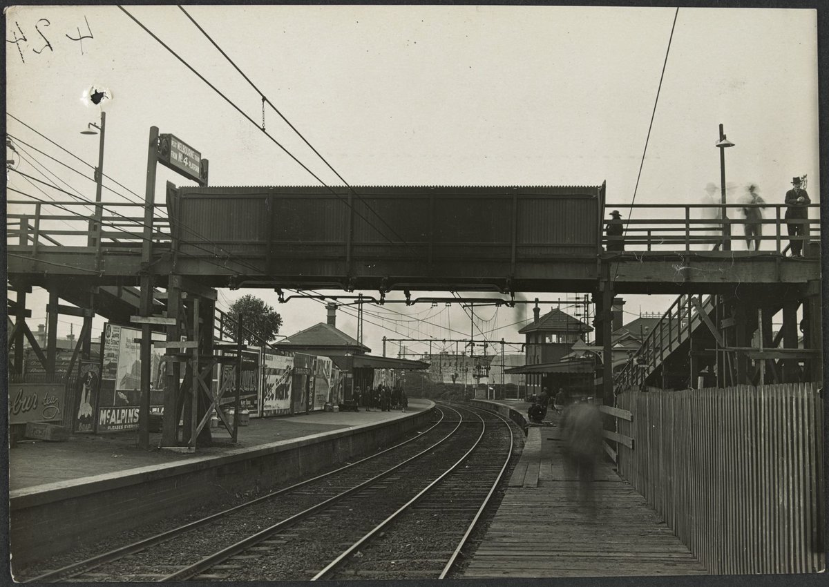 South Kensington to West Footscray, Footscray Station (1927)