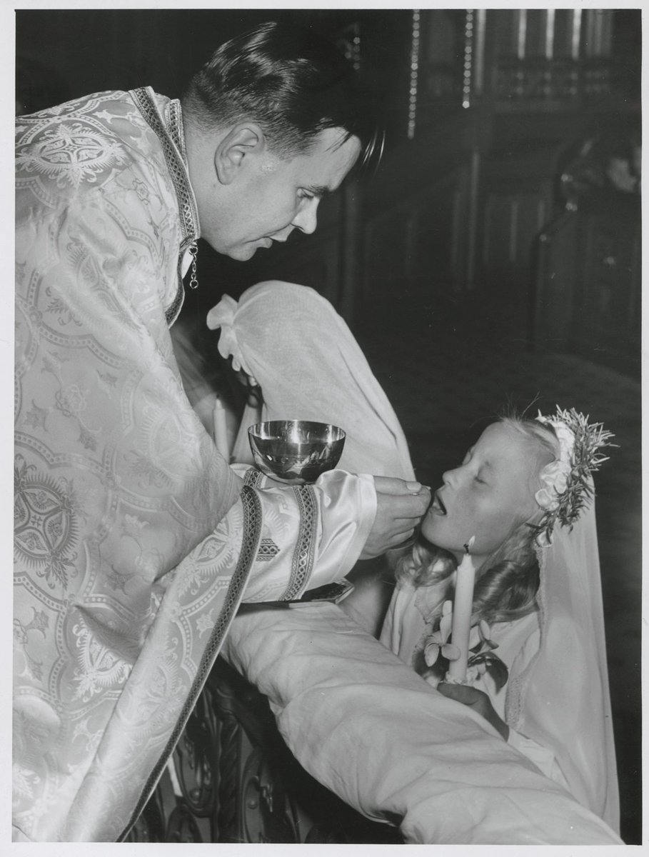 Ukrainian Christmas Mass St. Patrick's Cathedral, Melbourne, East Melbourne (c. 1952)