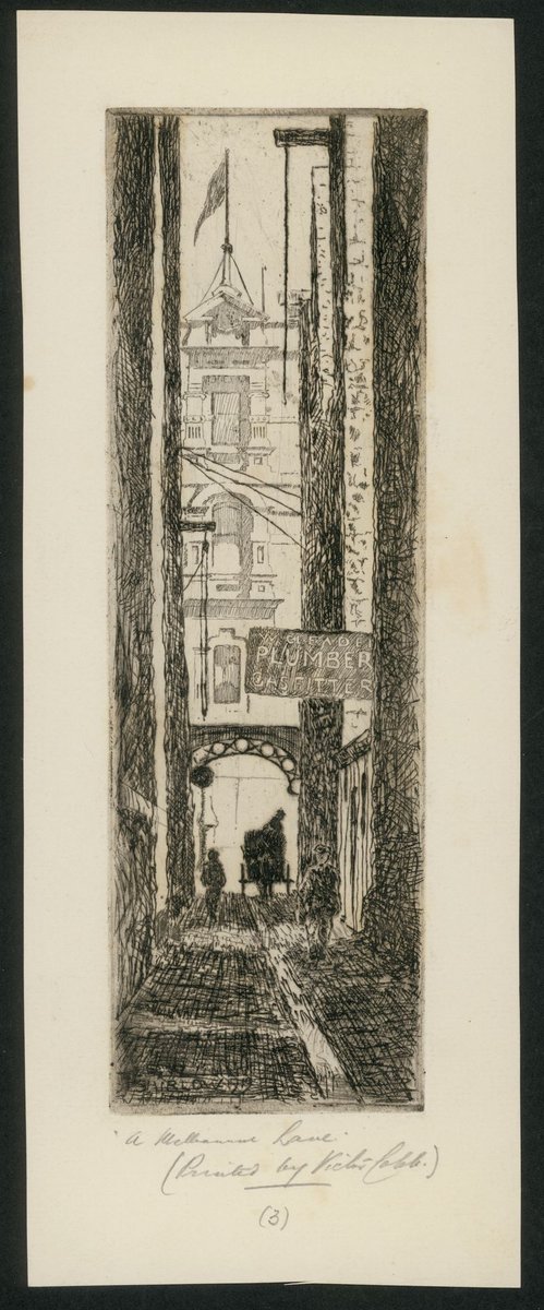 A Melbourne lane (1919)
