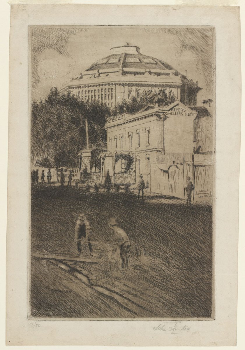 The Great Dome, Melbourne Public Library, Melbourne City (1924)