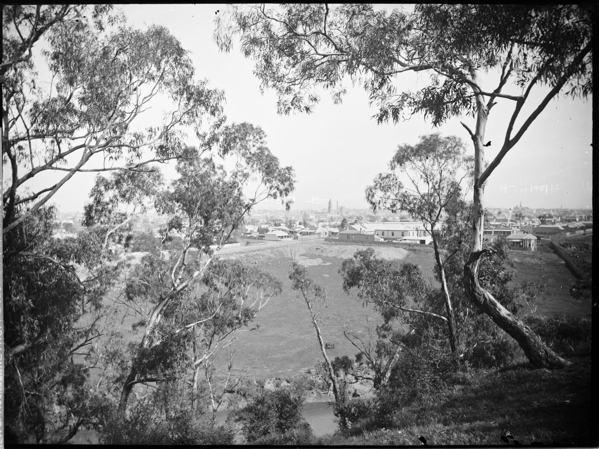 View of Melbourne from Studley Park 1890, Kew