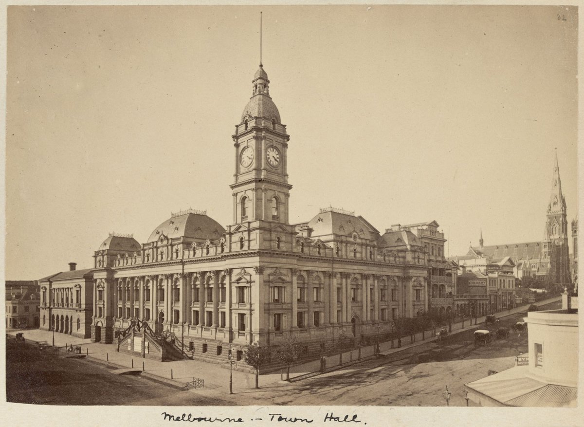 The Town Hall [Melbourne], Melbourne City (c. 1880)
