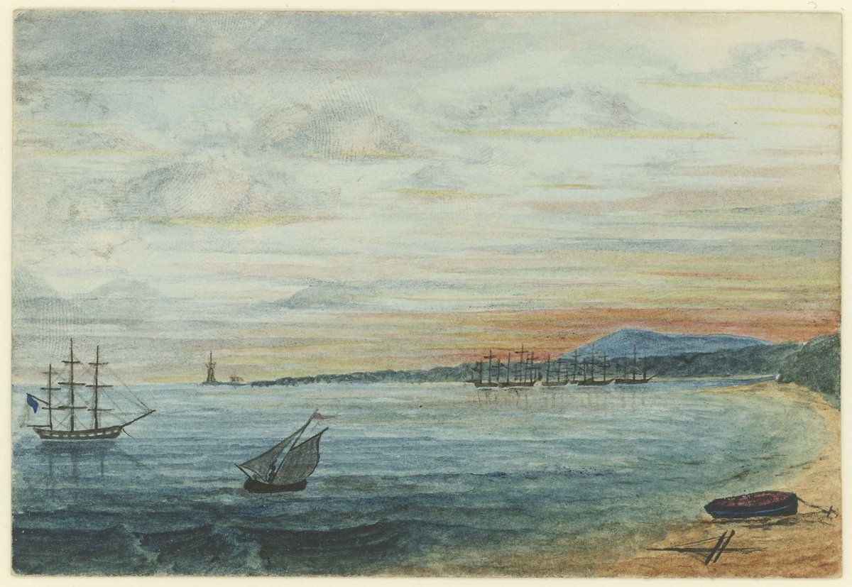 Williamstown from Brighton Beach (1844–70)
