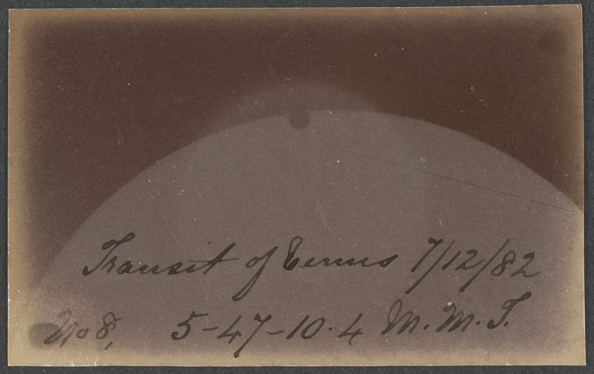 Transit of Venus - photographs taken by the Astronomical Society of Victoria at the Melbourne Observatory, Melbourne City (1882)