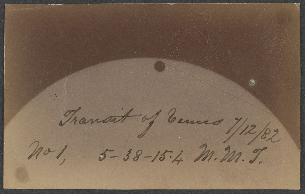 Transit of Venus - photographs taken by the Astronomical Society of Victoria at the Melbourne Observatory, Melbourne City (1882)
