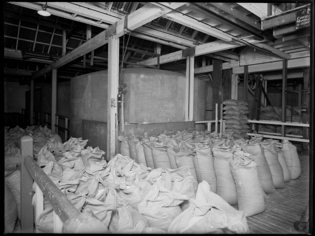 Raw materials at the Carlton Brewery (1938–39)