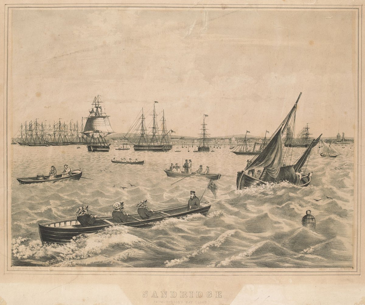 Sandridge from Hobson's Bay (1863), Port Melbourne