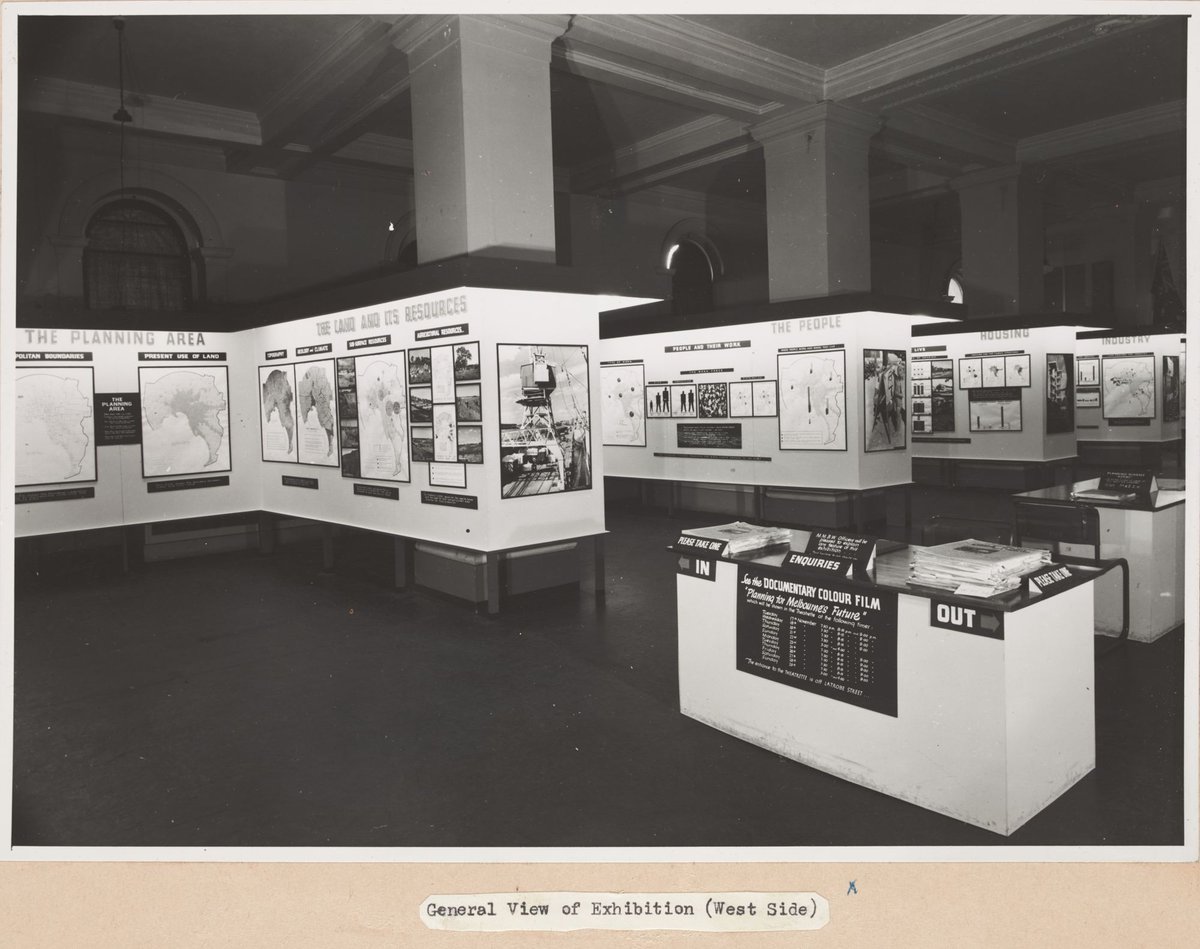 Exhibition of the Melbourne Metropolitan Planning Scheme 1954 at the Public Library of Victoria November 1953, Melbourne City