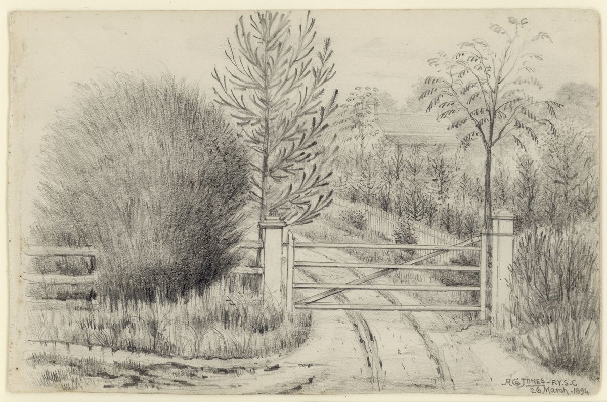 Entrance to farm, Forest Hill, Melbourne (1894)