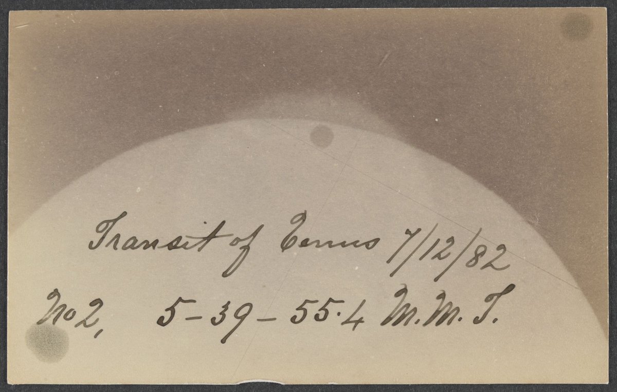Transit of Venus - photographs taken by the Astronomical Society of Victoria at the Melbourne Observatory, Melbourne City (1882)