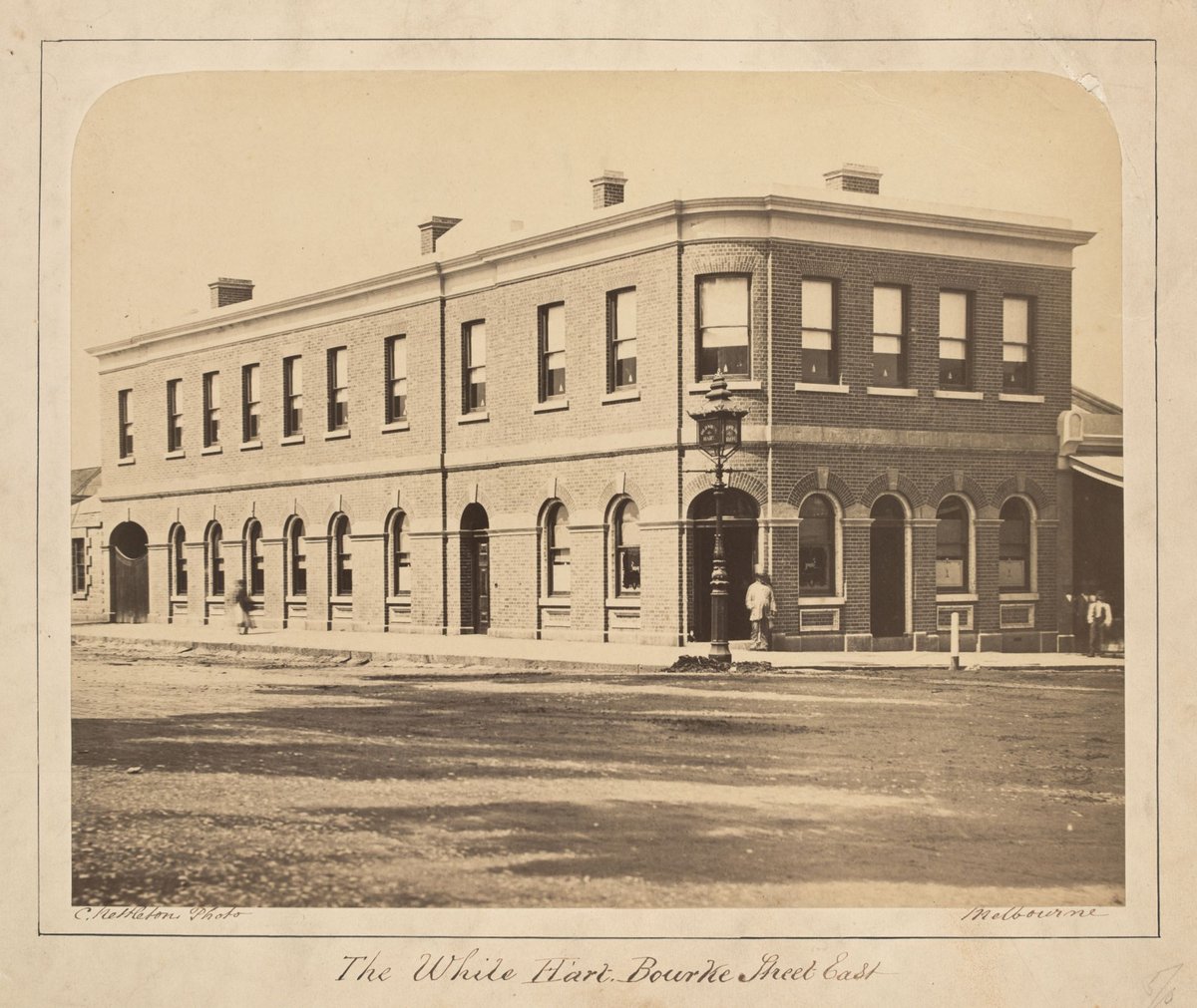 The White Hart Bourke Street East, Melbourne City (1860–70)