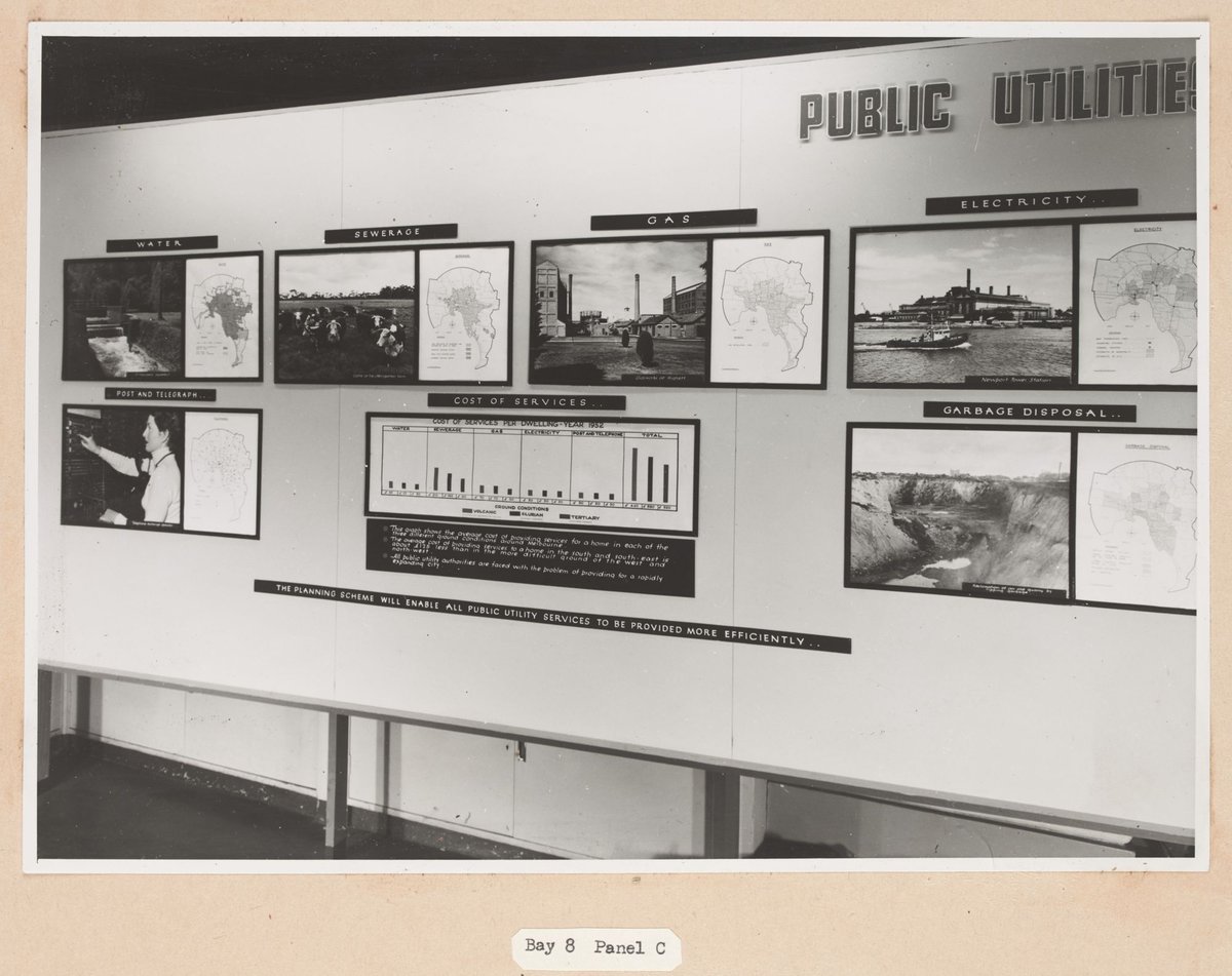 Exhibition of the Melbourne Metropolitan Planning Scheme 1954 at the Public Library of Victoria November 1953, Melbourne City