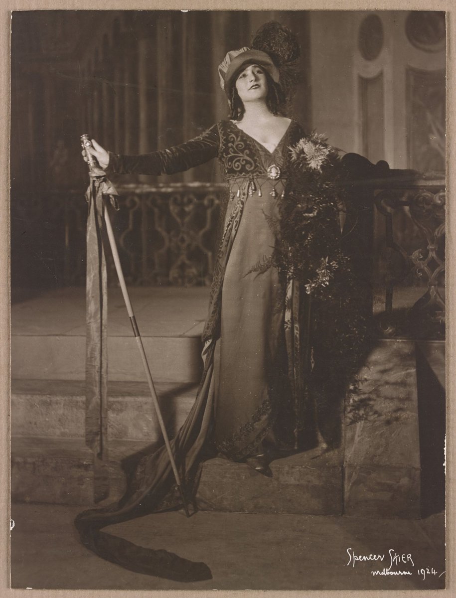 To Lady Stradbroke for souvenir, Melbourne, Giugno 1924, Lina Scavizzi