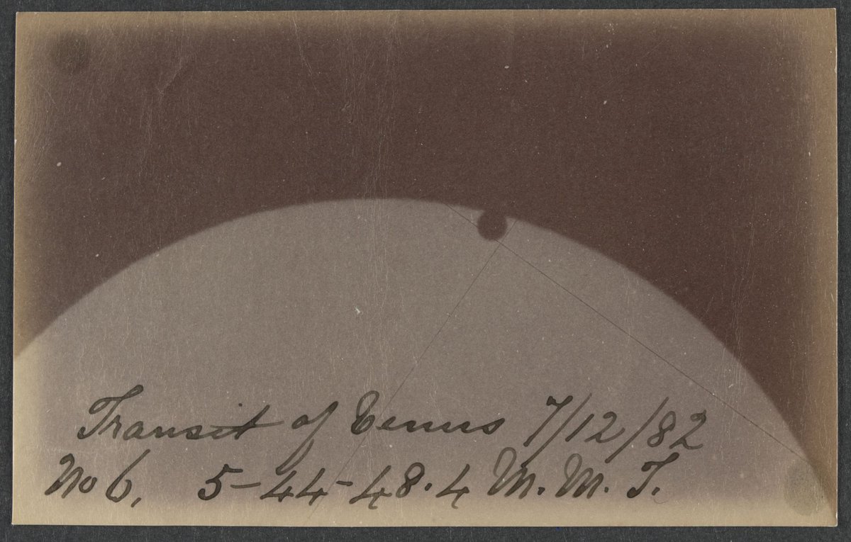 Transit of Venus - photographs taken by the Astronomical Society of Victoria at the Melbourne Observatory, Melbourne City (1882)