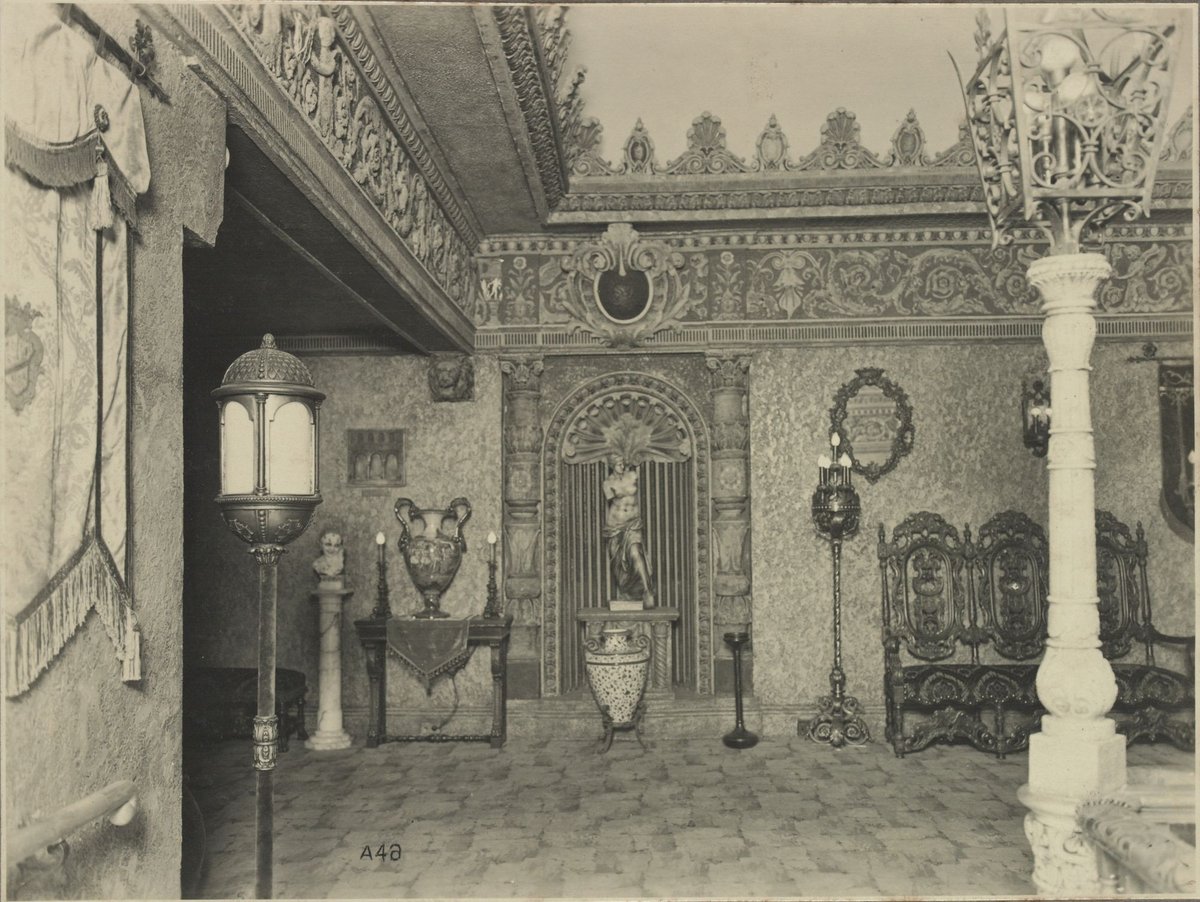 View of the dress circle foyer at the State Theatre Flinders Street Melbourne, Melbourne City (1929)