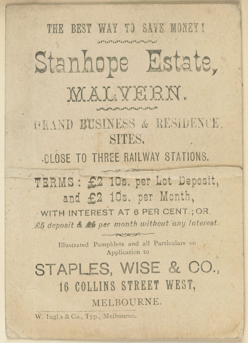 Stanhope Estate, Malvern (1851–85)