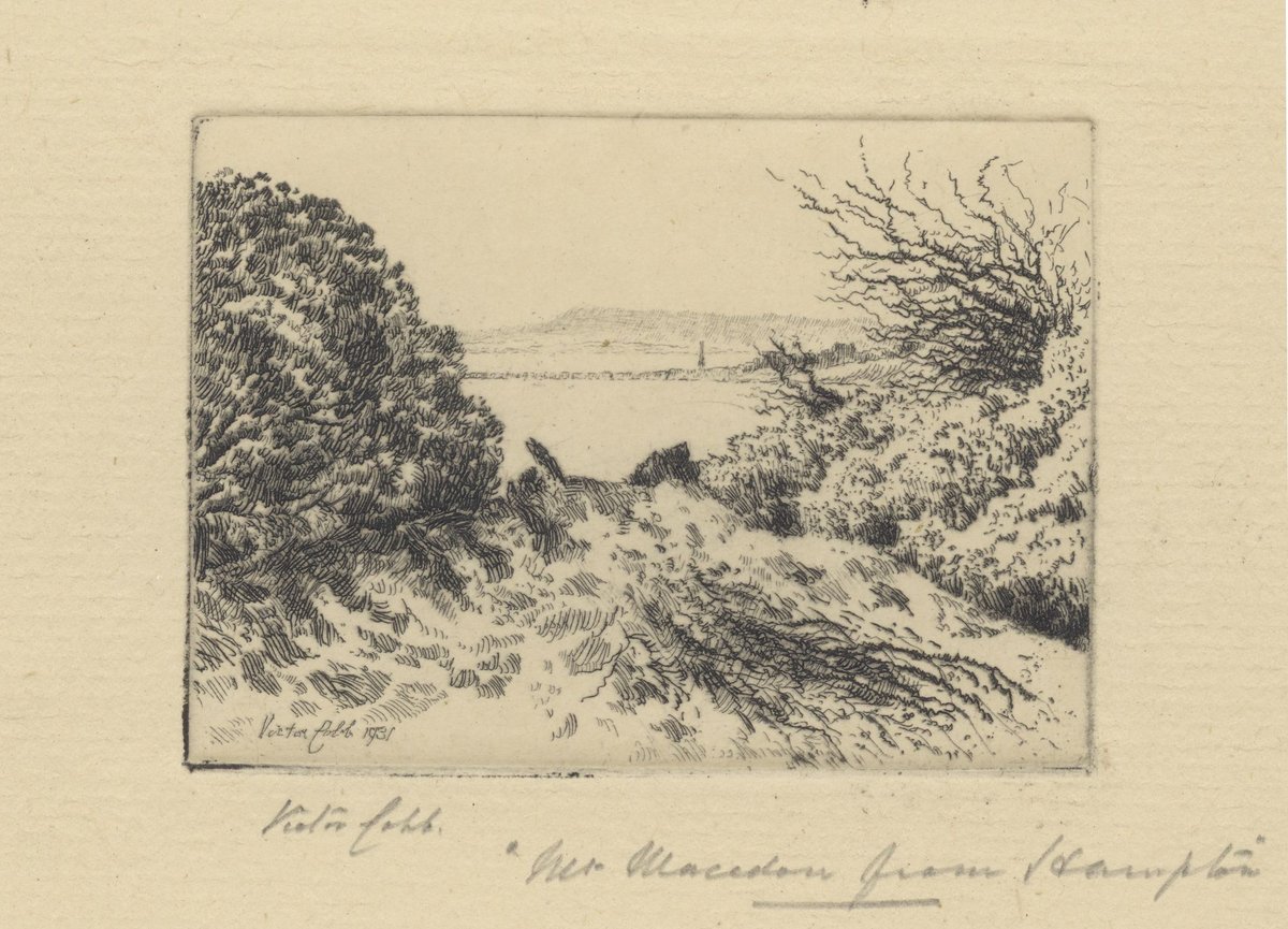 Mt. Macedon from Hampton (1931)