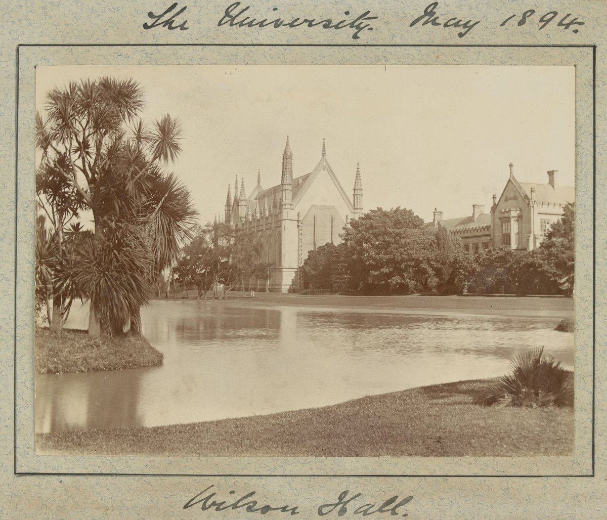 Hewlett's education at the University of Melbourne Medical School and visits with family and friends, Parkville (1883–95)
