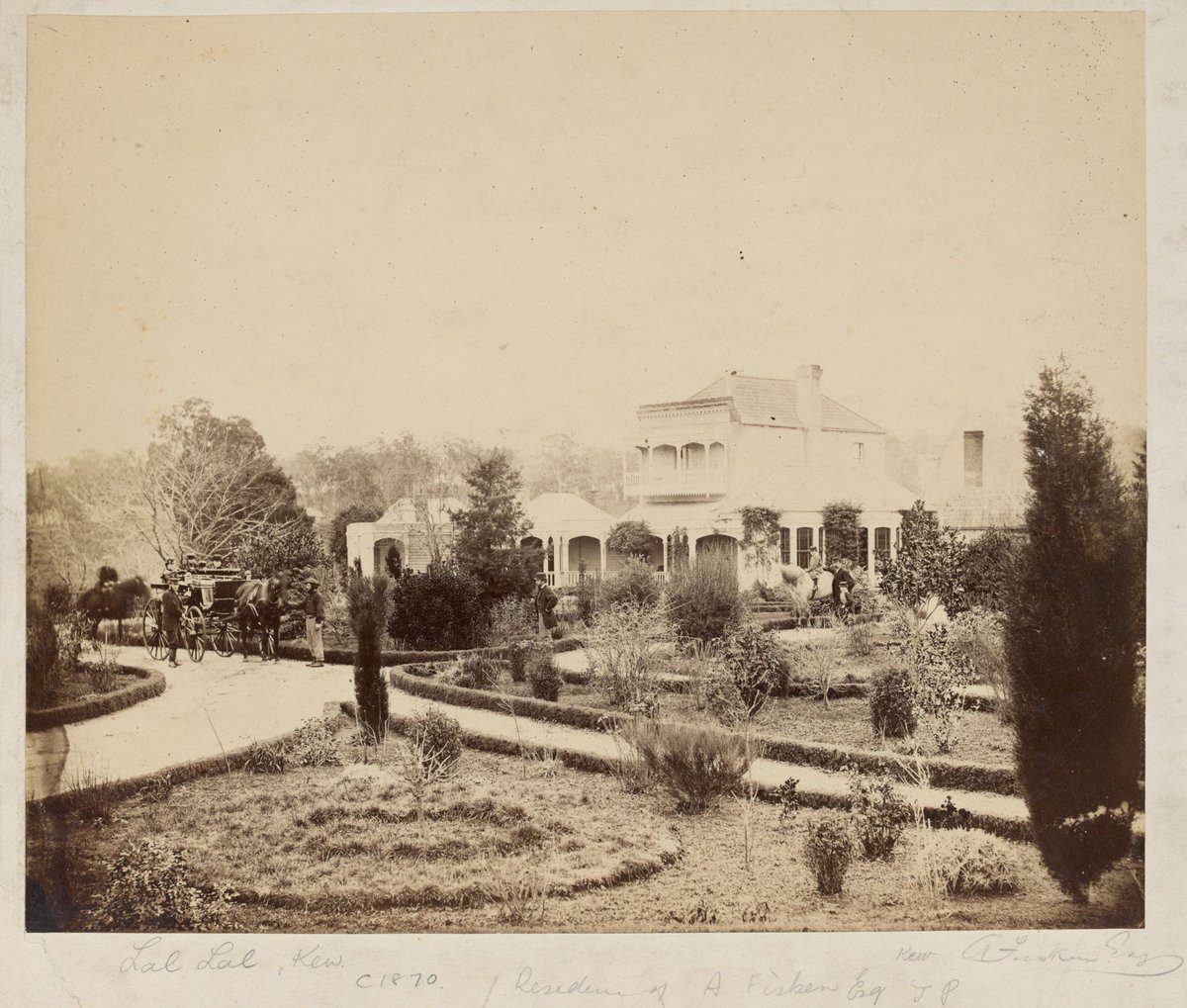 Lal Lal, Kew. Residence of A Fisken Esq J. P (1885–87)