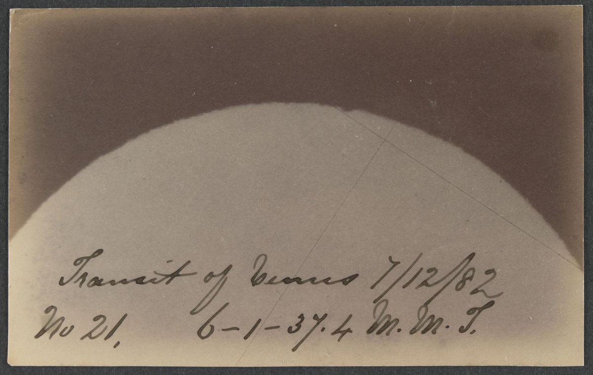 Transit of Venus - photographs taken by the Astronomical Society of Victoria at the Melbourne Observatory, Melbourne City (1882)